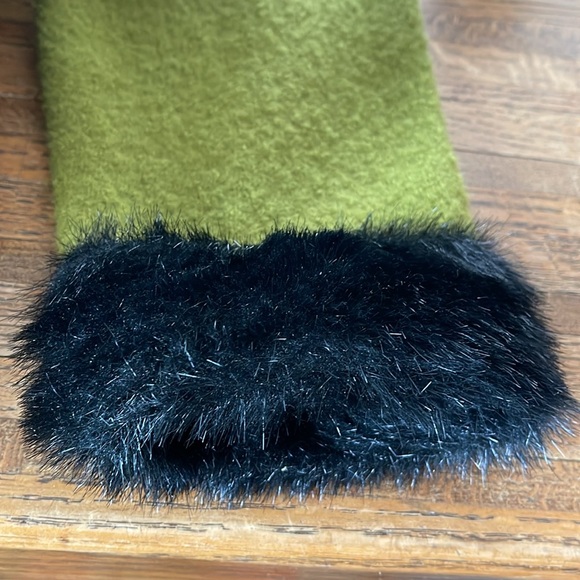 Carole Little Green Wool Vintage Jacket Med - Picture 7 of 7